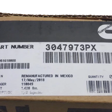 INJEKTOR Cummins NT-855 fabrikkoverhalt