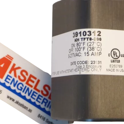 TERMOSTAT (FLEETGUARD HOTSTART)  27-38grC.  3/4"
