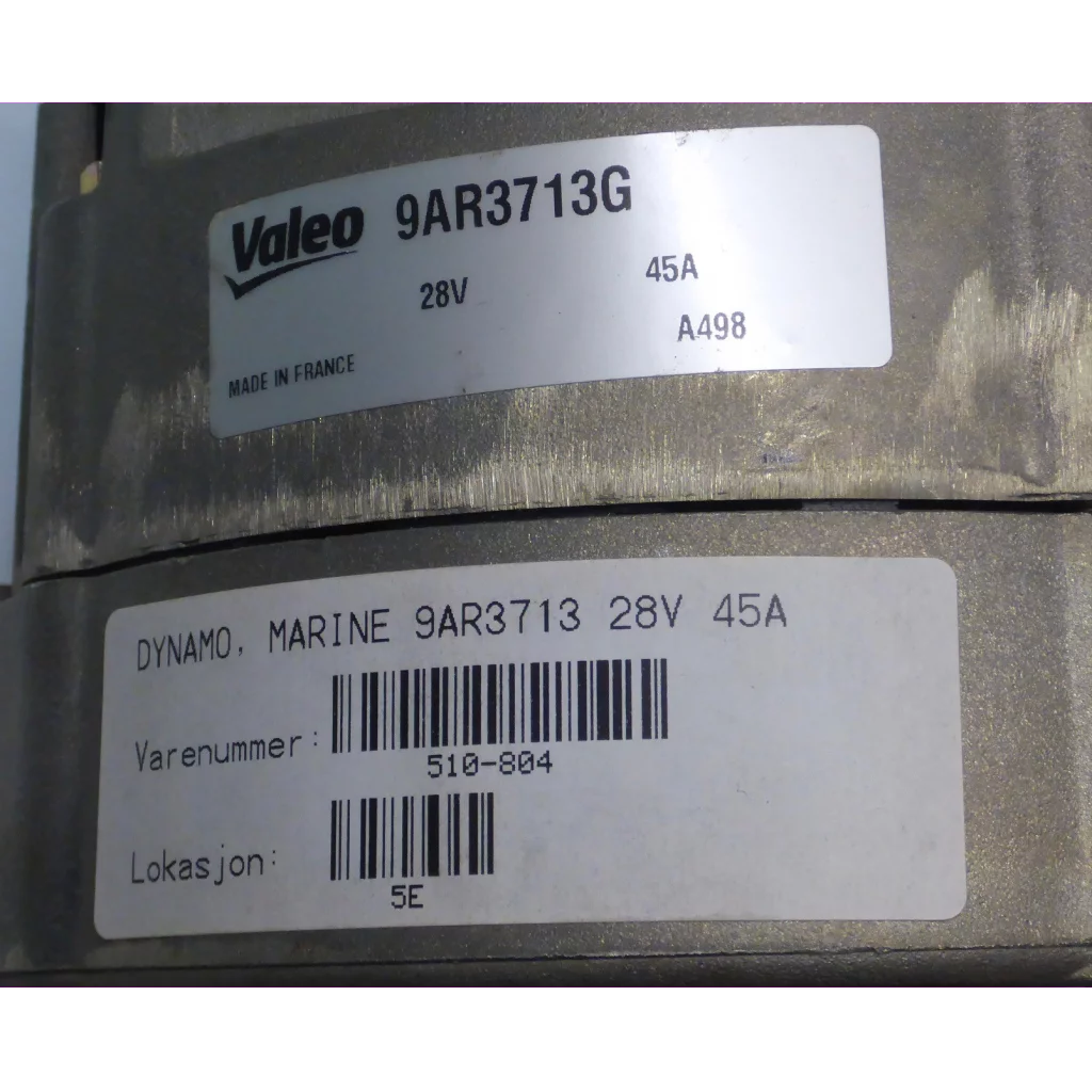 DYNAMO, MARINE 9AR3713 28V 45A